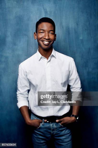 Actor Mamoudou Athie from the film "Unicorn Store," poses for a portrait at the 2017 Toronto International Film Festival for Los Angeles Times on...