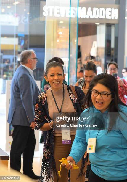 Guests attend Microsoft Participation at Hispanicize LA at the Microsoft Store Westfield Century City on October 4, 2017 in Los Angeles, California.