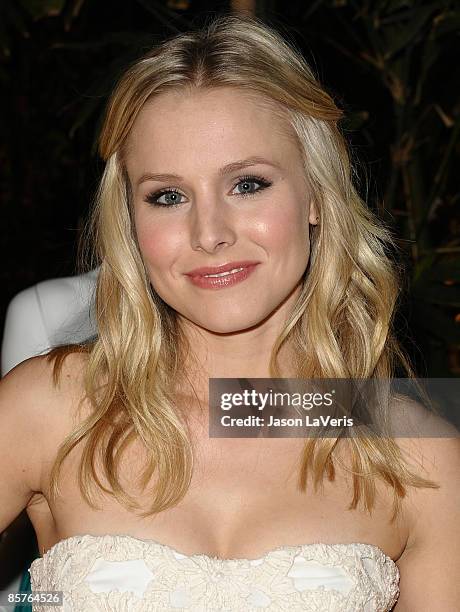 Actress Kristen Bell attends the La Perla shopping party benefit at La Perla boutique on April 1, 2009 in Beverly Hills, California.