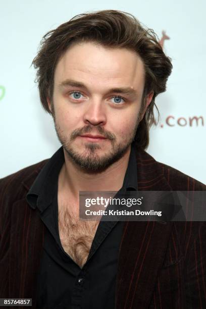 Matthew Newton attends the Australians In Film screening of 'Alien Trespass' at the Harmony Gold Theatre, 1 April, 2009 in Los Angeles, California.