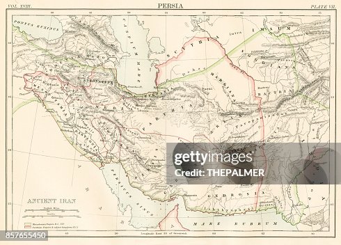 古代伊朗地圖 1885 古代伊朗地圖 1885