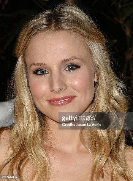 Actress Kristen Bell attends the La Perla shopping party benefit at La Perla boutique on April 1, 2009 in Beverly Hills, California.