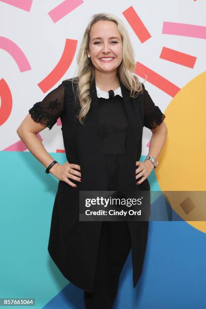 Alexa Von Tobel attends Brit + Co Kicks Off Experiential Pop-Up #CreateGood with Allison Williams and Daphne Oz at Brit + Co on October 4, 2017 in...