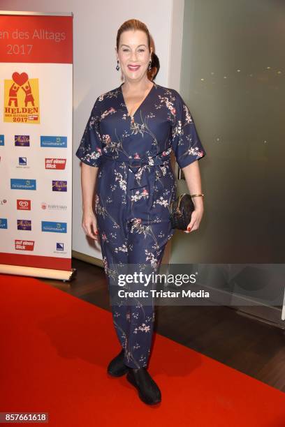 Alexa Maria Surholt attends the 'Helden des Alltags' Gala at Theater Kehrwieder on October 4, 2017 in Hamburg, Germany.