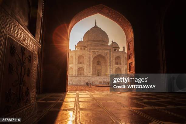 taj mahal, india - agra 個照片及圖片檔