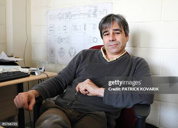 French National Center of Scientific Research searcher Philippe Laurent, in charge of PHARAO, an atomic fountain in space which will be launched by...