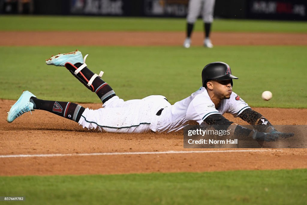 National League Wild Card Game - Colorado Rockies v Arizona Diamondbacks