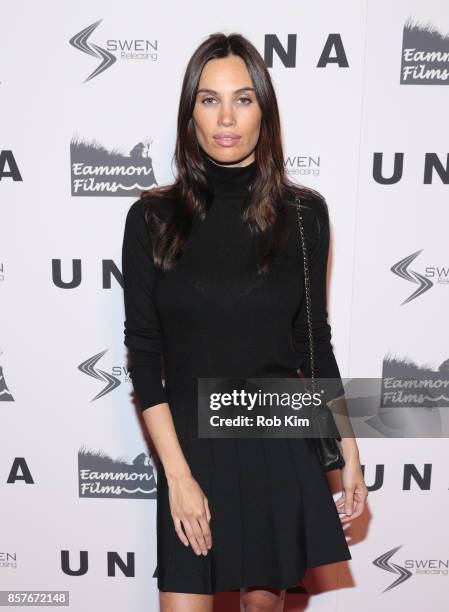 Alina Puscau attends the New York VIP Screening of "UNA" at Landmark Sunshine Cinema on October 4, 2017 in New York City.