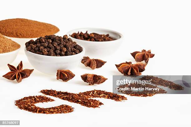 chai spices - chai tea stock pictures, royalty-free photos & images