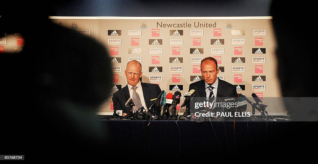 Newcastle United's interim manager Alan