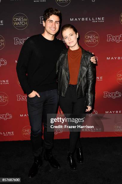 Anthony Padilla and Miel Bredouw attend People's "Ones To Watch" at NeueHouse Hollywood on October 4, 2017 in Los Angeles, California.