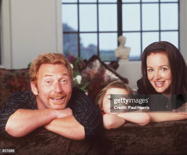 Hollywood Hills, CA. Former "Partridge Family" child star, Danny Bonaduce with his wife, Gretchen and daughter, Isabella at their new Hollywood Hills...