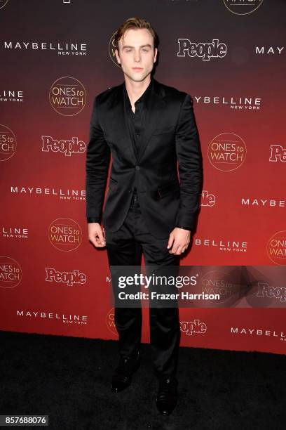 Sterling Beaumon attends People's "Ones To Watch" at NeueHouse Hollywood on October 4, 2017 in Los Angeles, California.