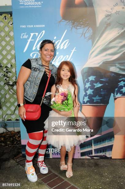 Actress Valeria Cotto poses during "THE FLORIDA PROJECT" Cast & Crew Orlando Premiere at The Enzian Theater on October 4, 2017 in Maitland, Florida.