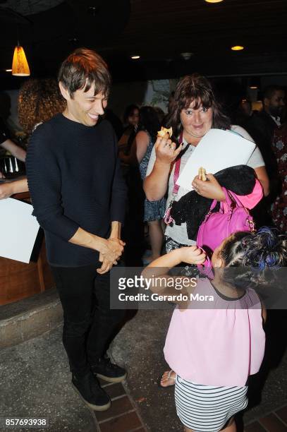 Director and writer Sean Baker speaks with attendees during "THE FLORIDA PROJECT" Cast & Crew Orlando Premiere at The Enzian Theater on October 4,...