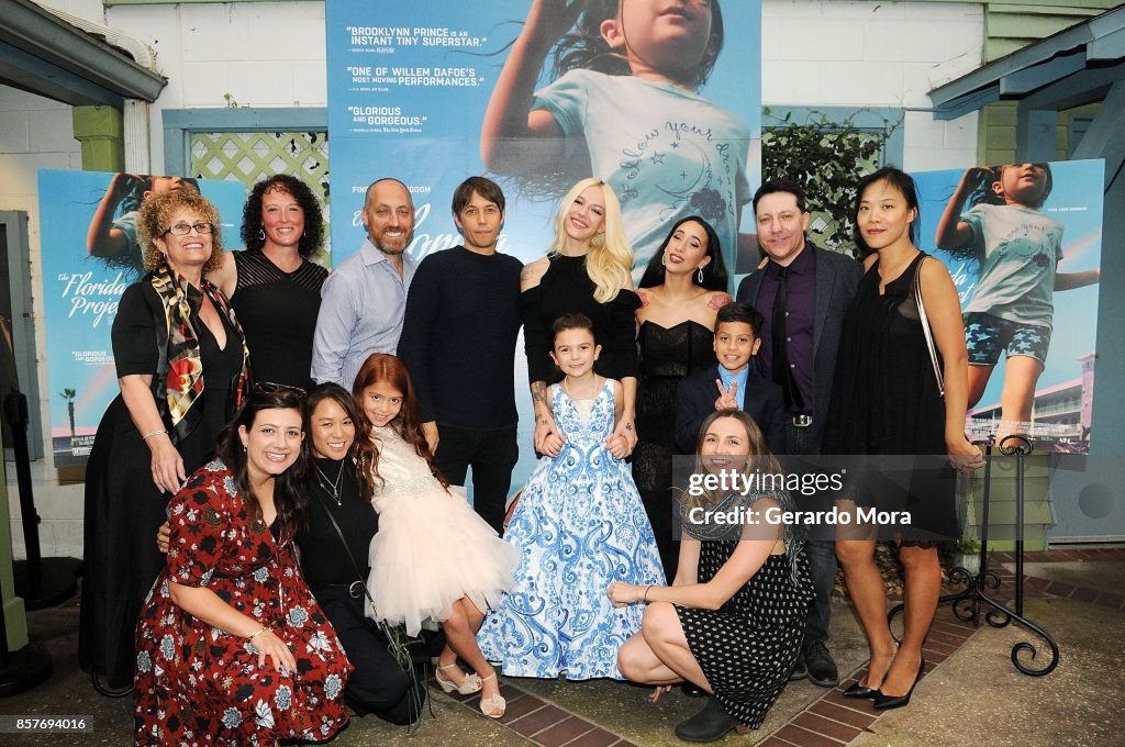 Cast and crew members of