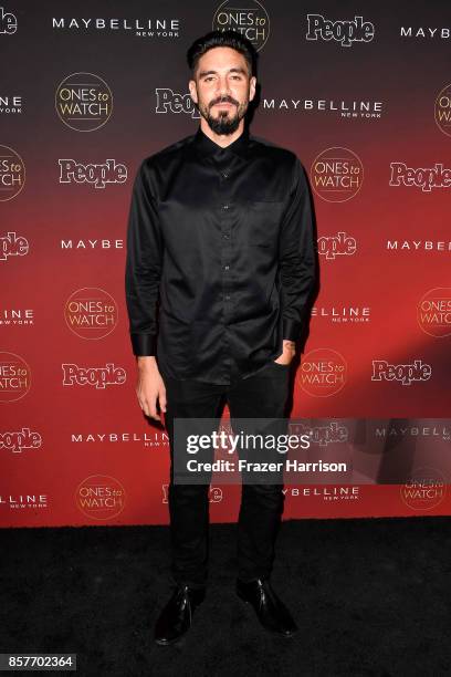 Clayton Cardenas attends People's "Ones To Watch" at NeueHouse Hollywood on October 4, 2017 in Los Angeles, California.