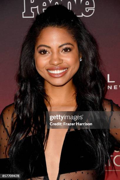 Camille Hyde attends People's "Ones To Watch" at NeueHouse Hollywood on October 4, 2017 in Los Angeles, California.