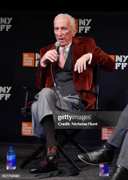 American writer Gay Talese attends a screening of - "Voyeur" during the 55th New York Film Festival at The Film Society of Lincoln Center, Walter...