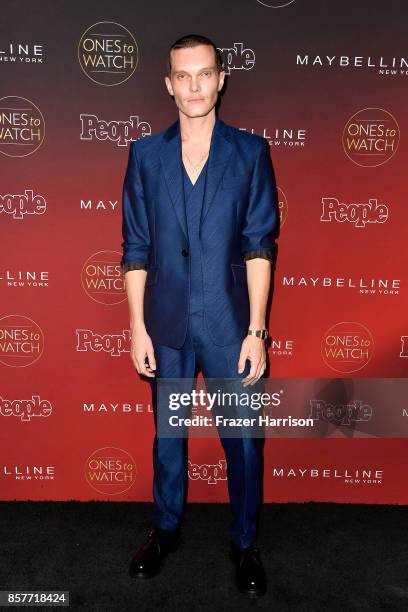 Luke Baines attends People's "Ones To Watch" at NeueHouse Hollywood on October 4, 2017 in Los Angeles, California.