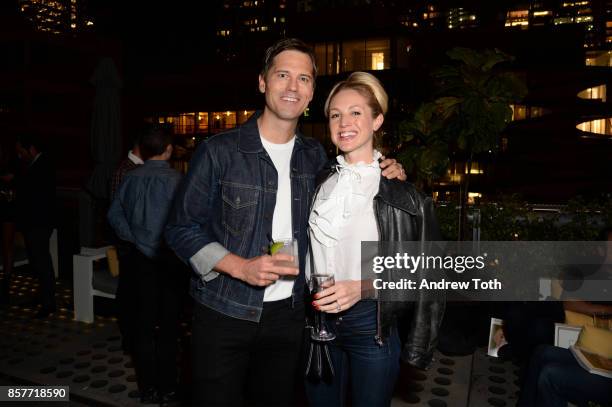 Thompson Harrell and Freja Harrell attend The 2017 Surface Travel Awards at Hotel Americano on October 4, 2017 in New York City.