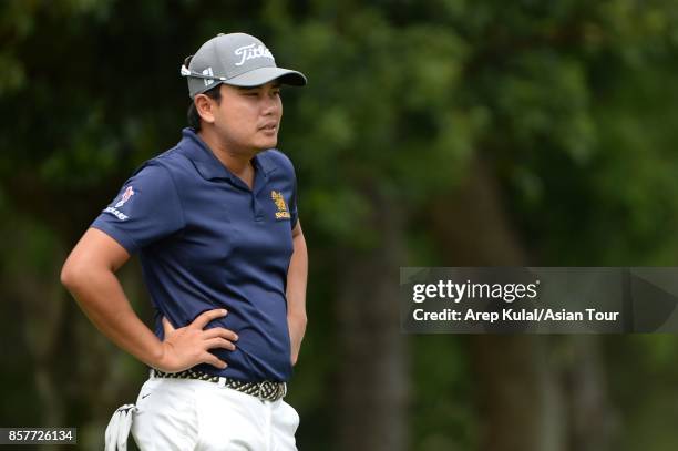 Peradol Panyathanasedh of Thailand pictured during round one for the Yeangder Tournament Players Championship at Linkou lnternational Golf and...