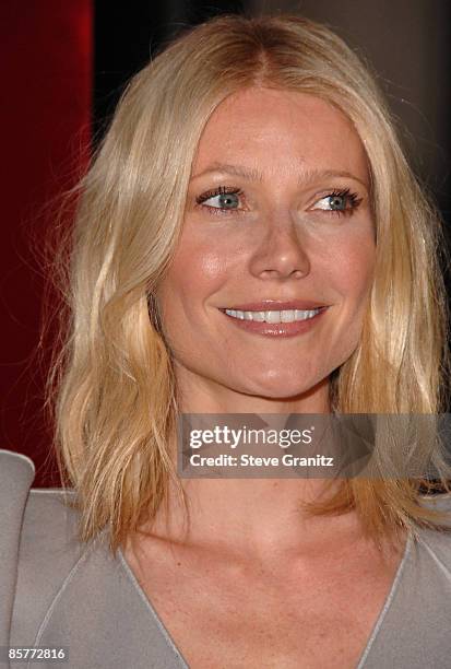 Gwenyth Paltrow at the Bing Theatre at LACMA on April 1, 2009 in Los Angeles, California.