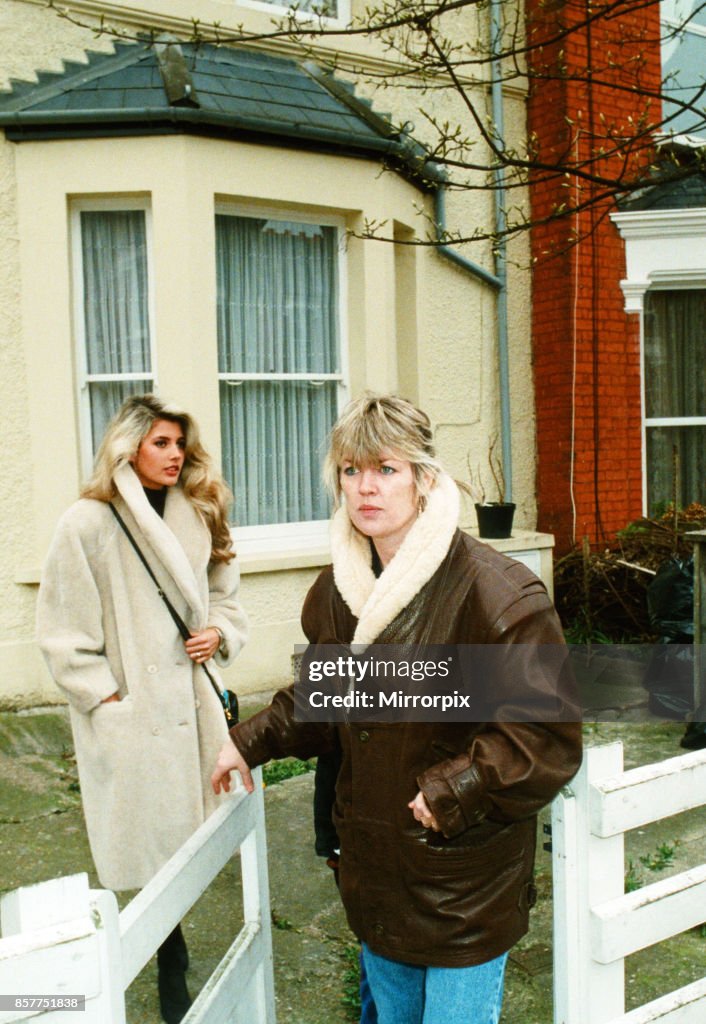 Patsy Smith Today Mandy Smith and her mother Patsy leaving their home in London, 4th ...