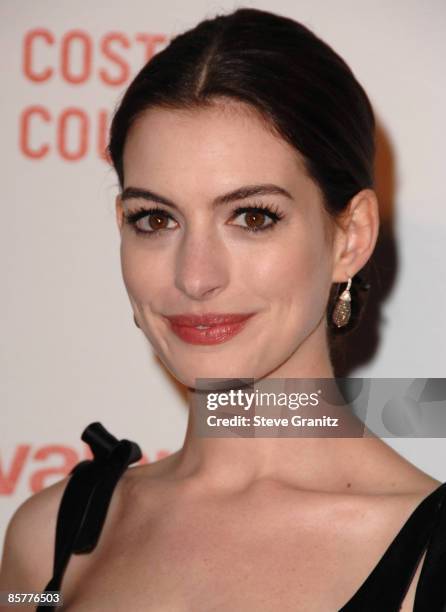 Anne Hathaway at the Bing Theatre at LACMA on April 1, 2009 in Los Angeles, California.