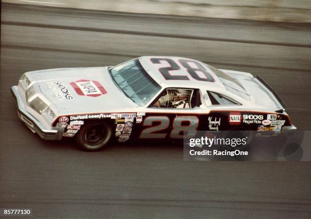 Buddy Baker finally wins the Daytona 500 in his 18th start, driving the Harry Ranier Oldsmobile.