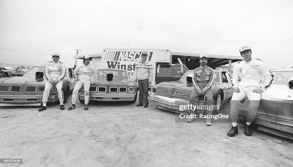 Jack Ingram, Tommy Ellis, NASCAR official Lance Childress, Geoff ...