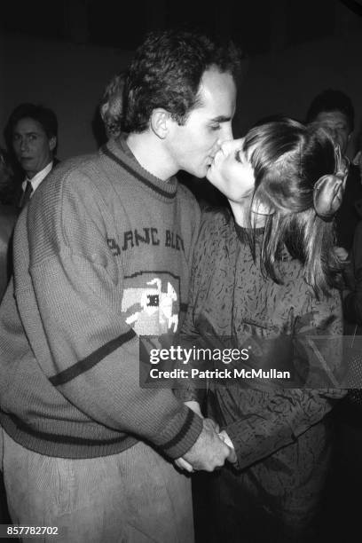 Damian Elwes, Christina Oxenberg Billy Boy Barbie Party Barney's, NYC November 17, 1987.