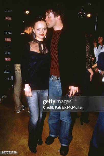Christina Ricci, James Oliver 'Details'/Diesel Party Sundance Film Festival, Utah January 14, 2002.