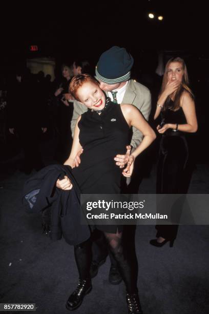 Bijou Phillips, Elijah Blue Universal Music Group's Post-Grammys Party Four Seasons Restaurant, NYC February 26, 1997.