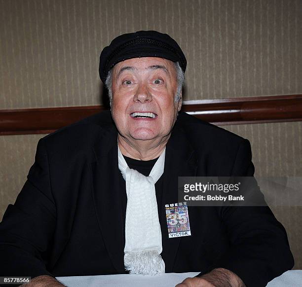 Victor Spinetti attends the 35th Anniversary of The Fest For Beatles Fans celebration at the Crowne Plaza Meadowlands on March 27, 2009 in Secaucus,...
