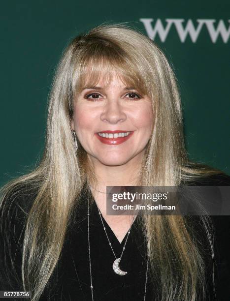 Stevie Nicks promotes "Live in Chicago" and "The Soundstage Sessions" at Barnes & Noble Union Square on March 31, 2009 in New York City.