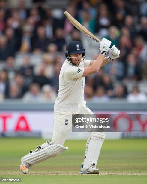 Jonny Bairstow of England during Day Two of the 3rd Investec Test Match between England and West Indies at Lord's Cricket Ground on September 8, 2017...