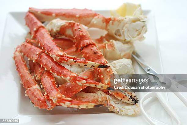 king crab legs - crab leg 個照片及圖片檔