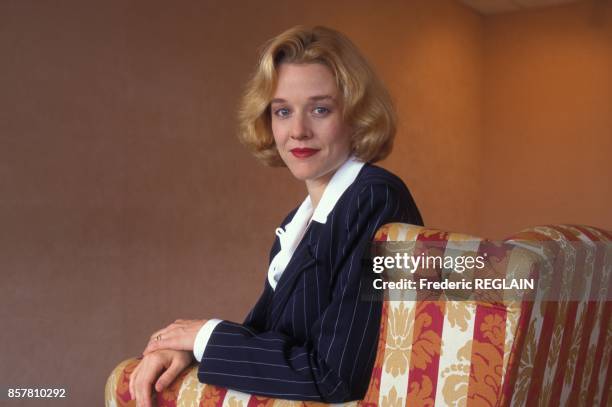 Actrice Penelope Ann Miller au Festival du Cinema Americain en septembre 1994 a Deauville, France.