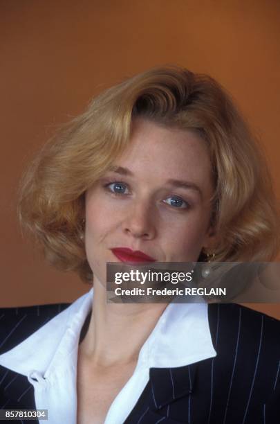 Actrice Penelope Ann Miller au Festival du Cinema Americain en septembre 1994 a Deauville, France.