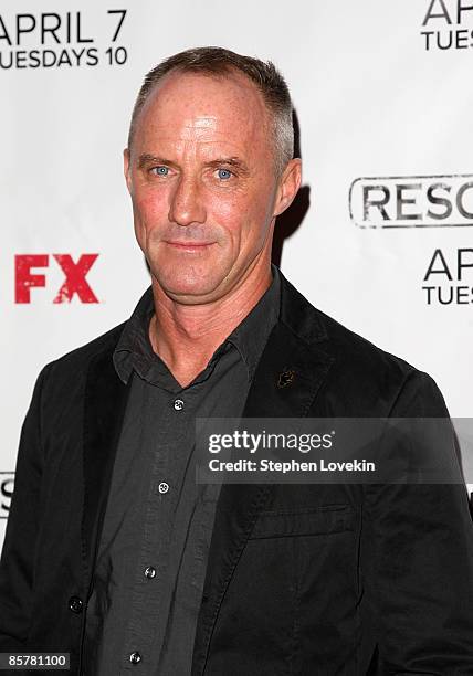 Actor Robert John Burke attends the premiere of "Rescue Me" with a special performance by Denis Leary at Radio City Music Hall on April 2, 2009 in...