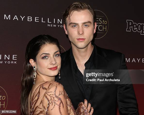 Actors Niki Koss and Sterling Beaumon attend People's "Ones To Watch