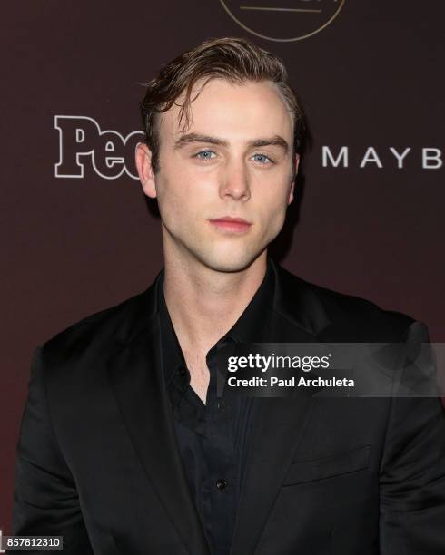 Actor Sterling Beaumon attends People's "Ones To Watch" party at NeueHouse Hollywood on October 4, 2017 in Los Angeles, California.