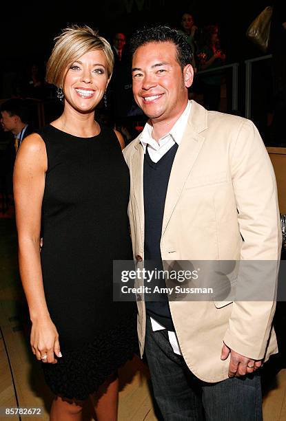 Television personalities Kate Gosselin and Jon Gosselin of TLC's "Jon & Kate Plus 8" attend Discovery Upfront at Jazz at Lincoln Center April 2, 2009...