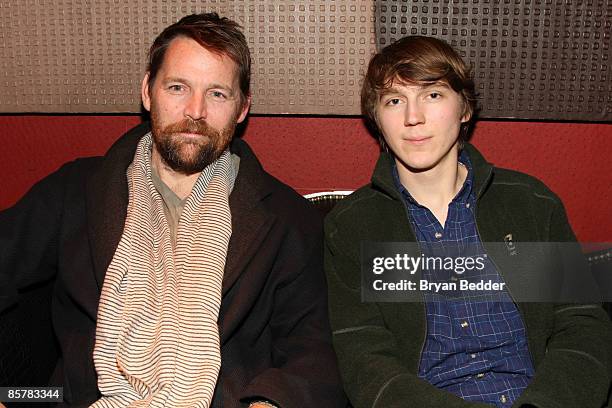 Director Matt Aselton and actor Paul Dano attend the premiere party for "Gigantic" during the 14th annual Gen Art Film Festival presented by Acura at...