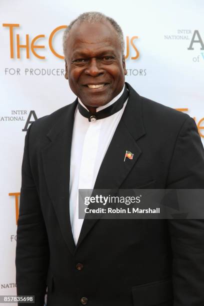 Emmy Winner Kim Estes attends the 5th Annual International Academy of Web Television Awards at Skirball Cultural Center on October 4, 2017 in Los...