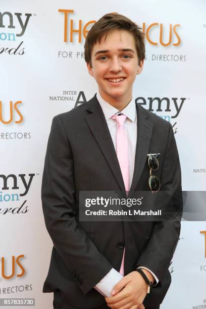 Actor Michael Campion attends the 5th Annual International Academy of Web Television Awards at Skirball Cultural Center on October 4, 2017 in Los...