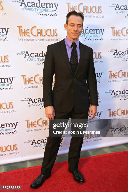 Christopher Showerman attends the 5th Annual International Academy of Web Television Awards at Skirball Cultural Center on October 4, 2017 in Los...