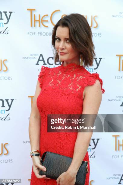 Taryn O'Neill attends the 5th Annual International Academy of Web Television Awards at Skirball Cultural Center on October 4, 2017 in Los Angeles,...