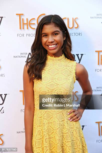 The Voice" finalist Aliyah Moulden attends the 5th Annual International Academy of Web Television Awards at Skirball Cultural Center on October 4,...